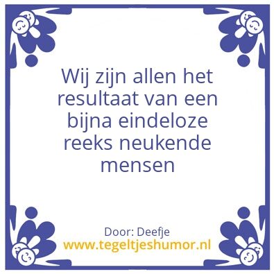 Tegeltje: Resultaat