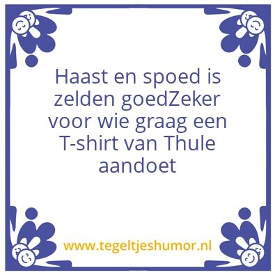 Tegeltje: T-shirt