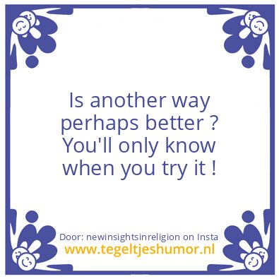 Tegeltje: I did  what ???