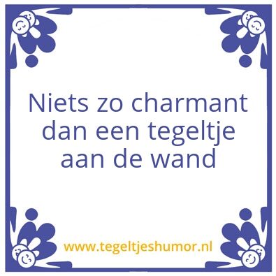 Tegeltje: Henk