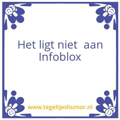 Tegeltje: Infoblox