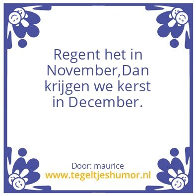 Tegeltje: het weer
