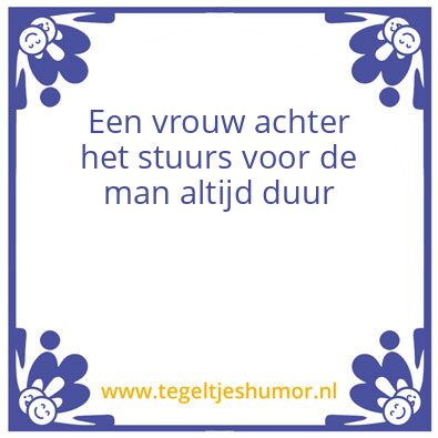 Tegeltje: Mooi