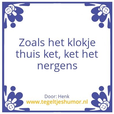 Tegeltje: Henk