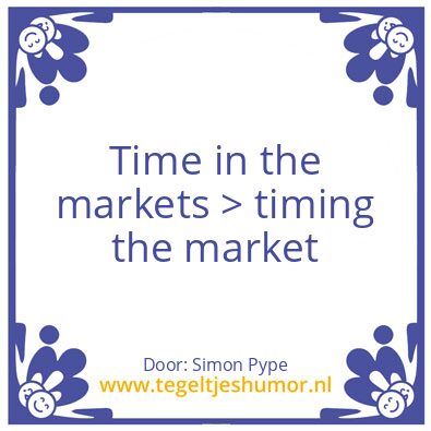 Tegeltje: Beleggingsadvies