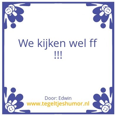 Tegeltje: Ineke