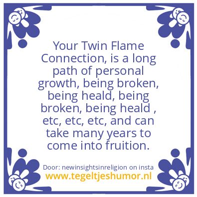 Tegeltje: Your Twin Flame Connection.
