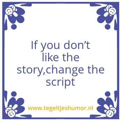 Tegeltje: Change