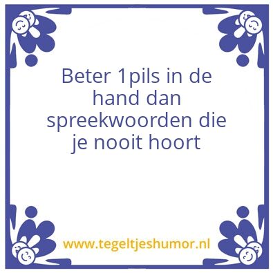 Tegeltje: Jintje vo Wouter