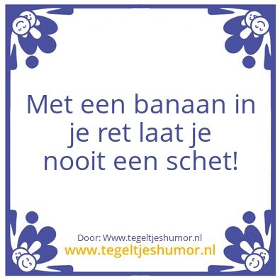 Tegeltje: Banana