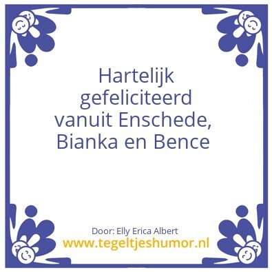 Tegeltje: Feest