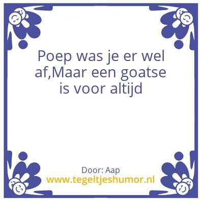 Tegeltje: Goatse