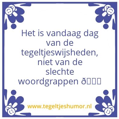 Tegeltje: A