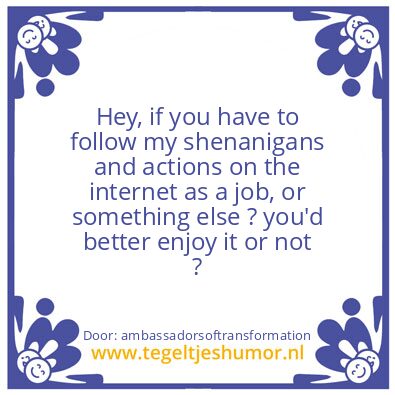 Tegeltje: Discipline & Direction