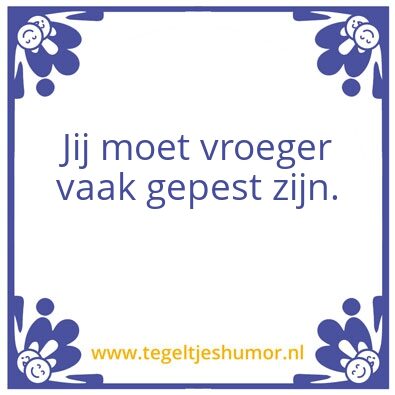 Tegeltje: 1