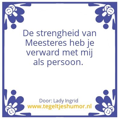Tegeltje: Tweestrijd