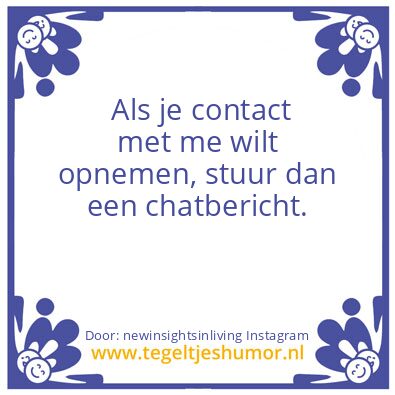 Tegeltje: the remarks on my tiles