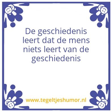Tegeltje: Geschiedenis