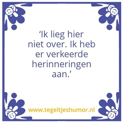 Tegeltje: Rutte