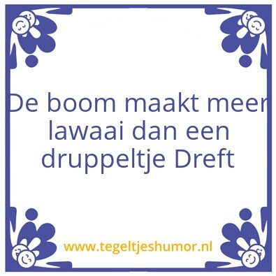 Tegeltje: De boom