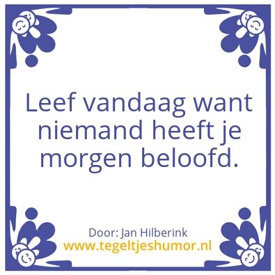 Tegeltje: Tegel