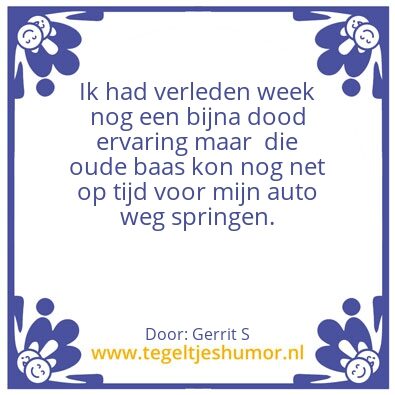 Tegeltje: Ik ben Gerrit