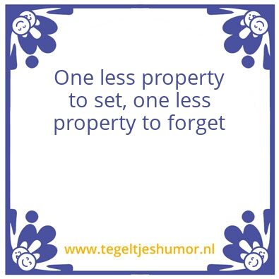 Tegeltje: Cleto’s wisdom