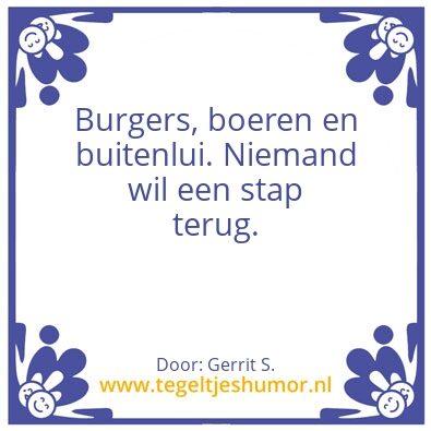 Tegeltje: Ik ben Gerrit.