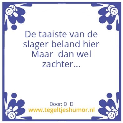 Tegeltje: W C tegeltje