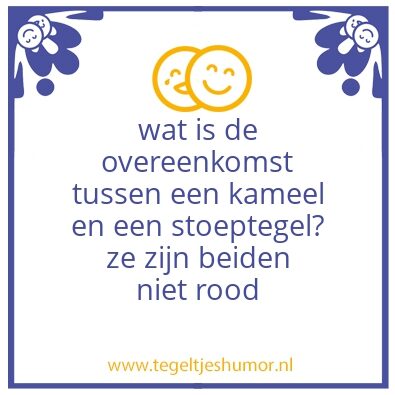 Tegeltje: overeenkomst