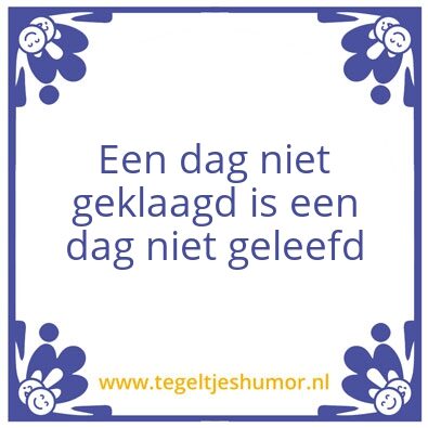 Tegeltje: test
