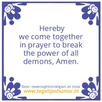 Tegeltje: Hereby we come together …