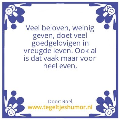 Tegeltje: Levenswijsheid