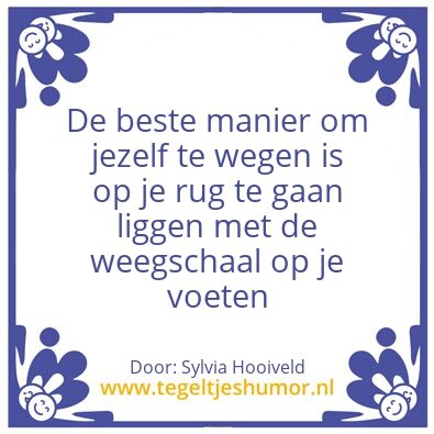 Tegeltje: .