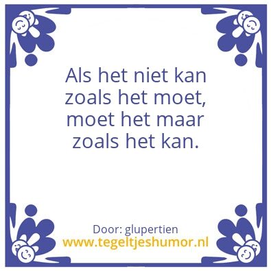 Tegeltje: Een wijsheid als een koe