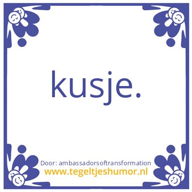 Tegeltje: The Key ?