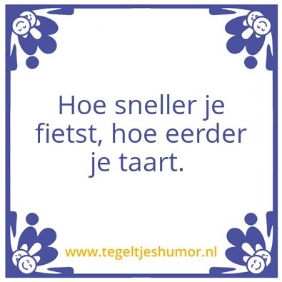 Tegeltje: #taart