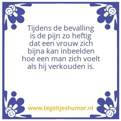 Tegeltje: Ziek