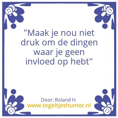 Tegeltje: Druk maken