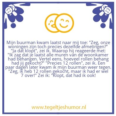 Tegeltje: Muur Behang