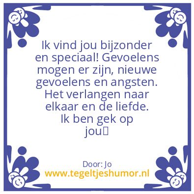 Tegeltje: Liefde