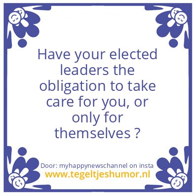 Tegeltje: Your Elected Leaders..