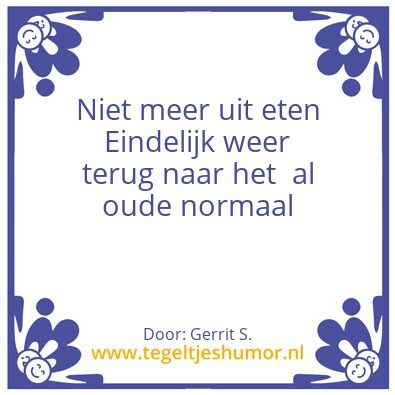 Tegeltje: Ik ben Gerrit.