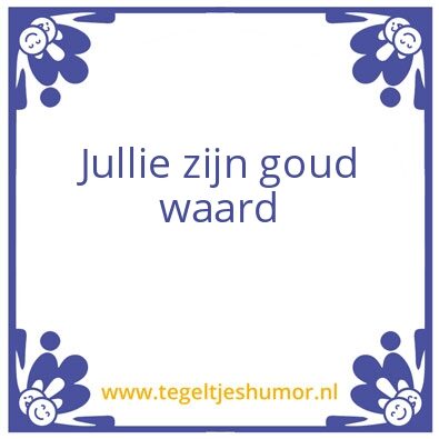Tegeltje: fijne collega’s