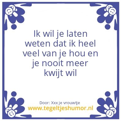 Tegeltje: Schat