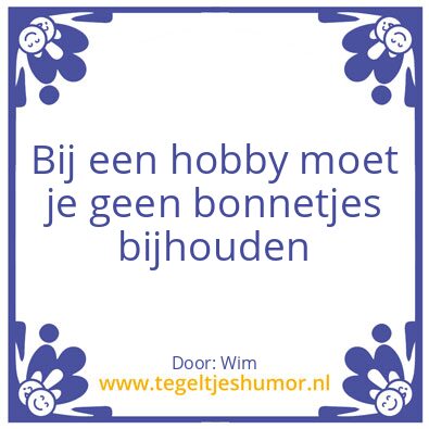 Tegeltje: Wim