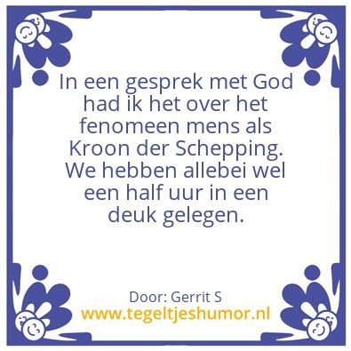 Tegeltje: Ik ben Gerrit