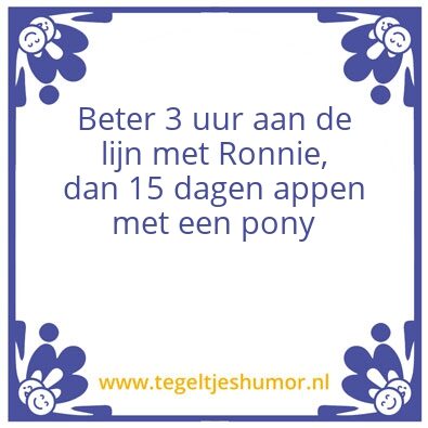 Tegeltje: Tegel