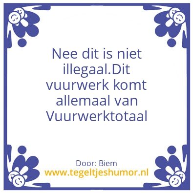 Tegeltje: Biem