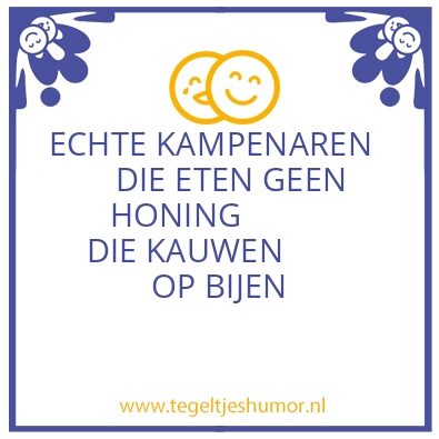 Tegeltje: K A M P E N A R E N